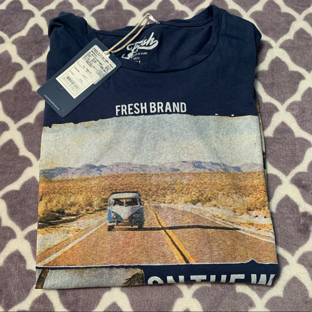 Fresh Brand men tee nwt